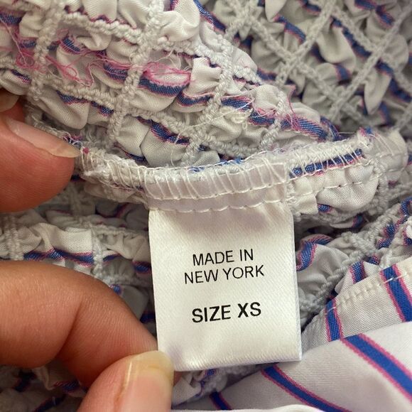 nwt Petersyn Benson Hatter Smocked Mini Dress - Picture 9 of 10